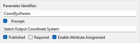 Configuring the CoordSysParam parameter
